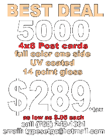 best deal post cards